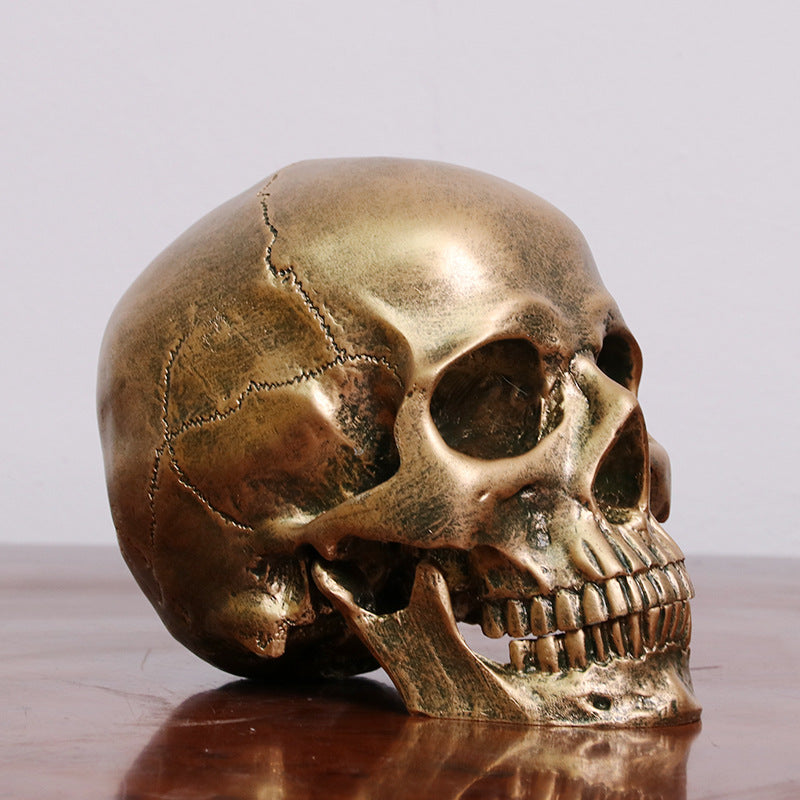 Halloween resin skull