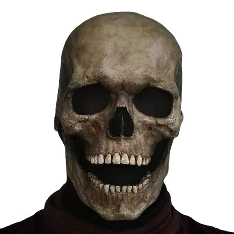 Halloween Movable Mouth Skull Mask