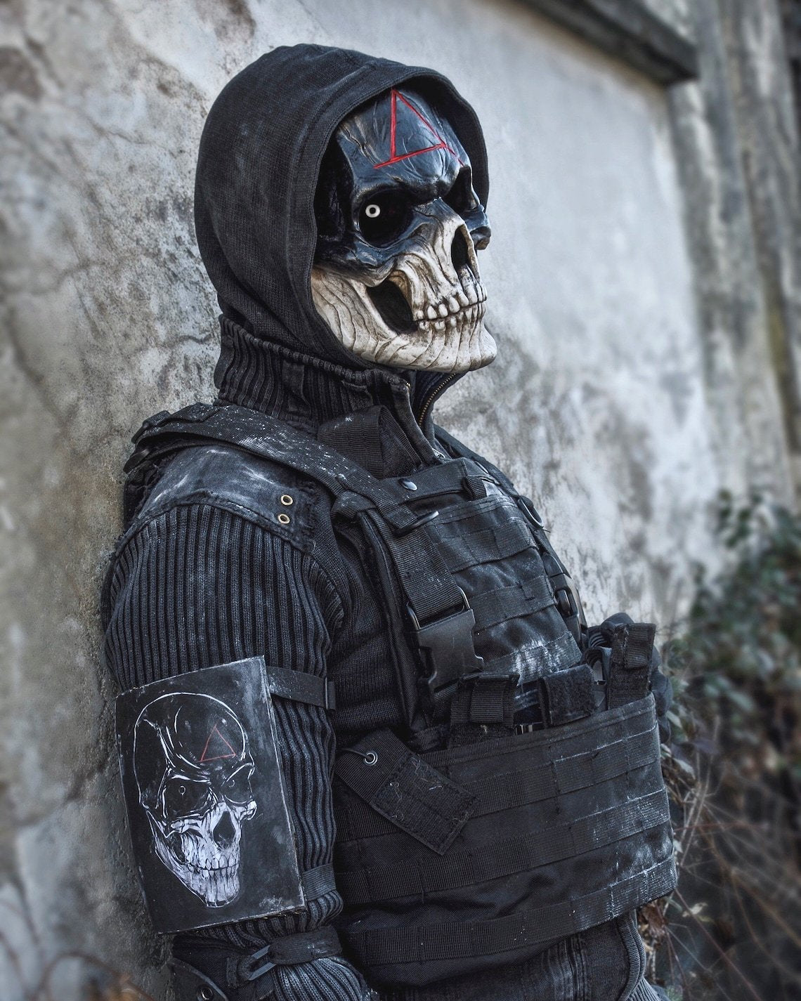 Halloween Horror Skull Mask – Bloody Warrior Design