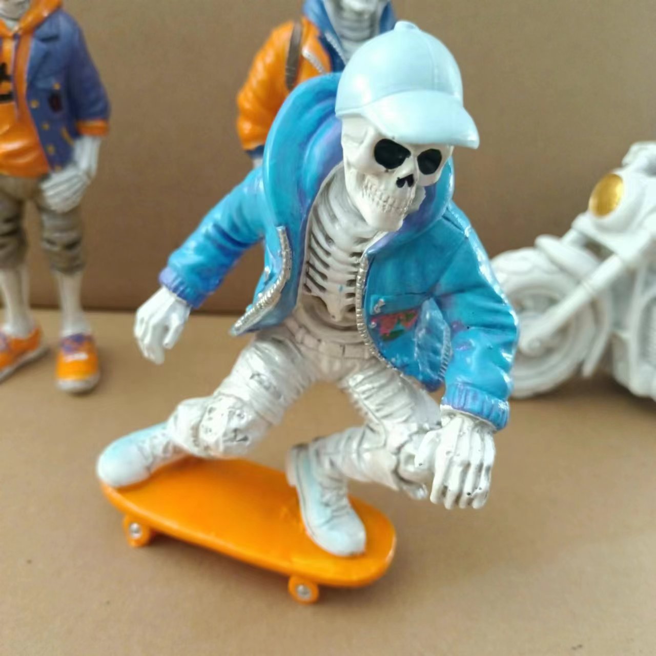 Halloween Skeleton Doll Resin Ornaments Decorative Crafts