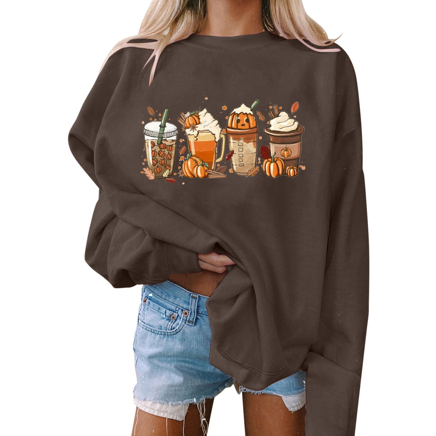 Loose Fit Halloween Hoodie – Casual Style