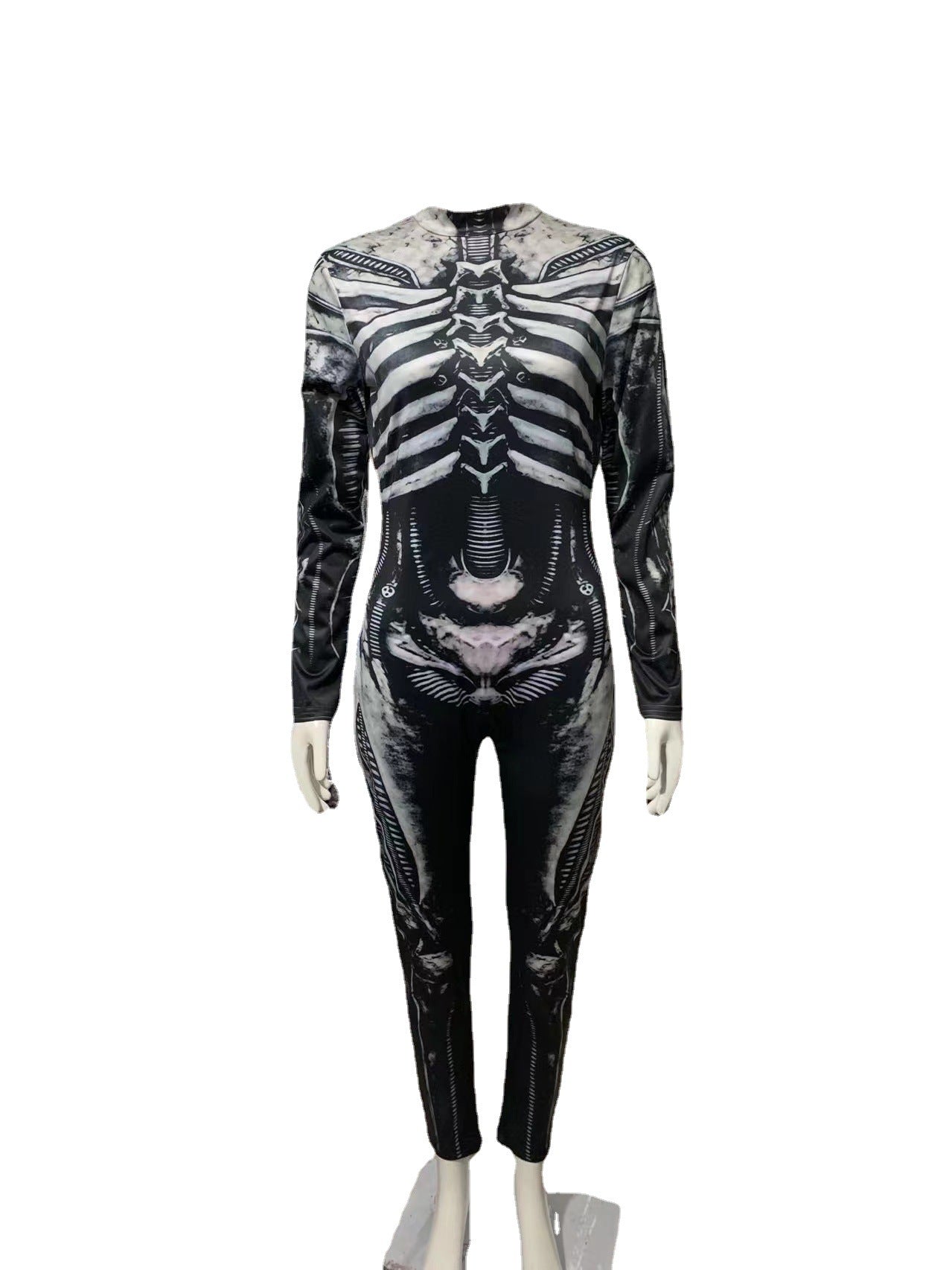 Halloween Skeleton Bodysuit – Tight Fit