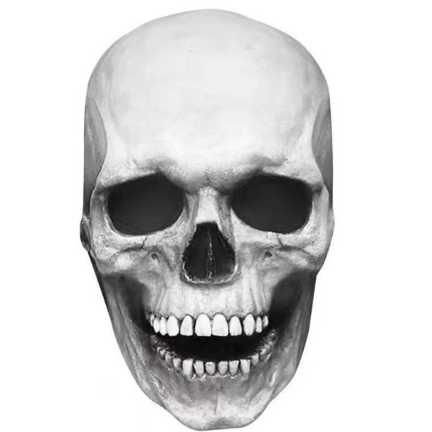Halloween Movable Mouth Skull Mask