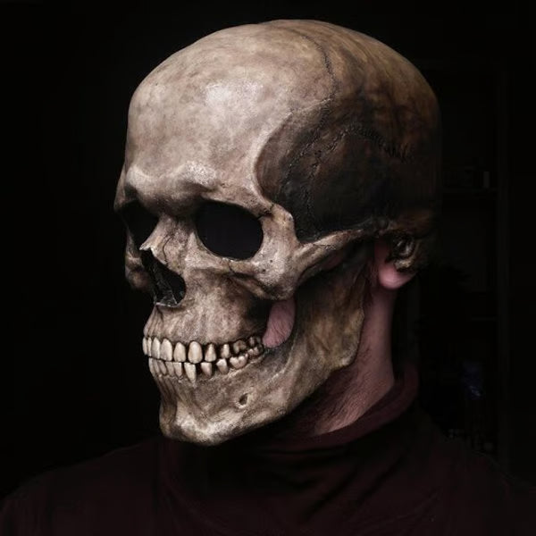 💀 Movable Mouth Skull Mask