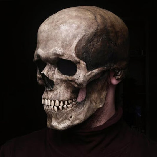 💀 Movable Mouth Skull Mask