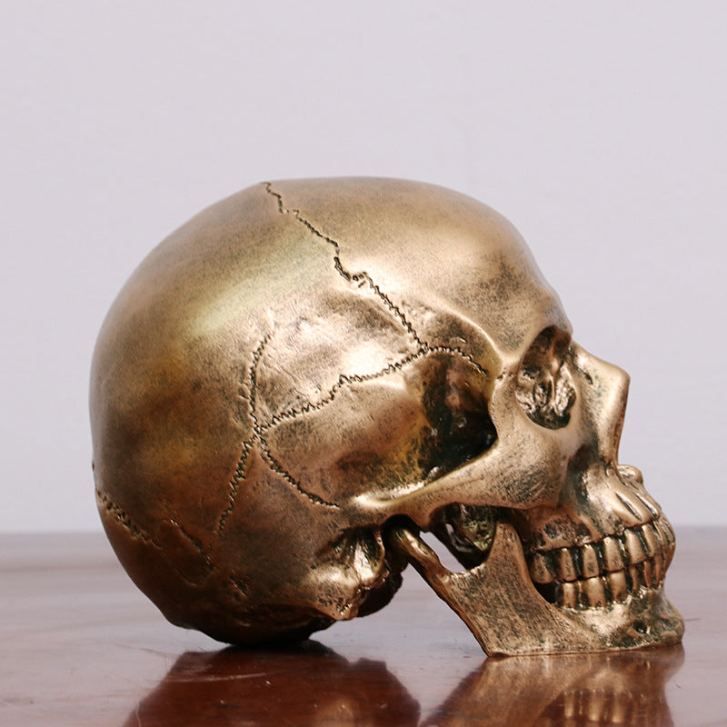 Halloween resin skull