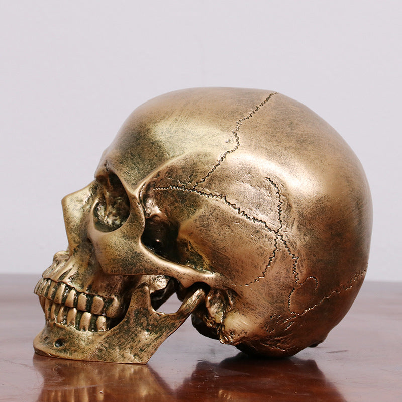 Halloween resin skull