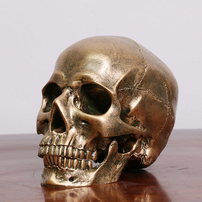 Halloween resin skull