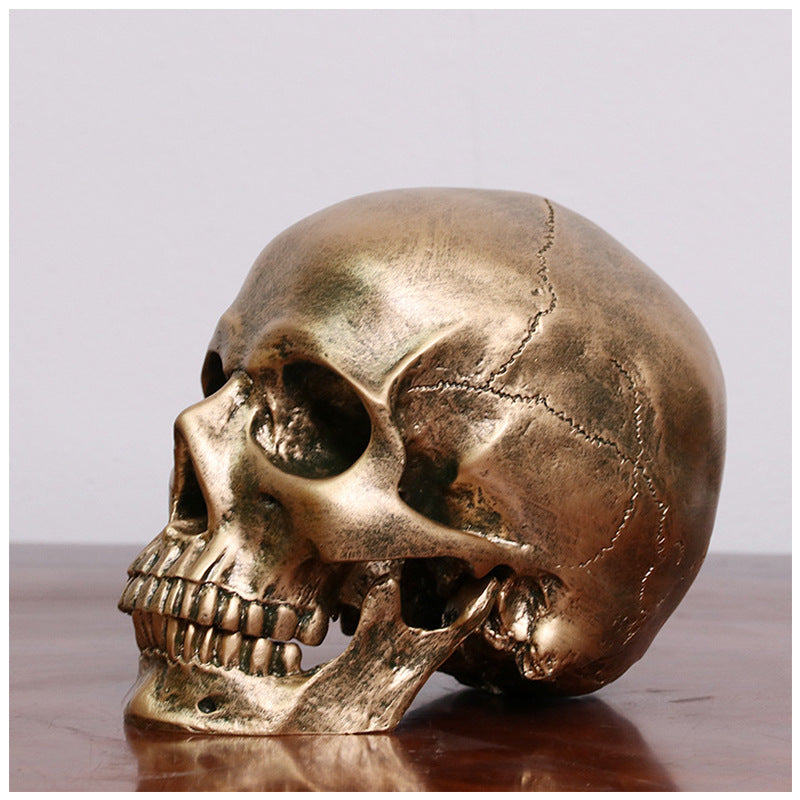 Halloween resin skull
