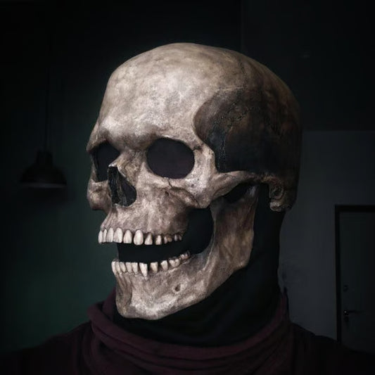 💀 Movable Mouth Skull Mask