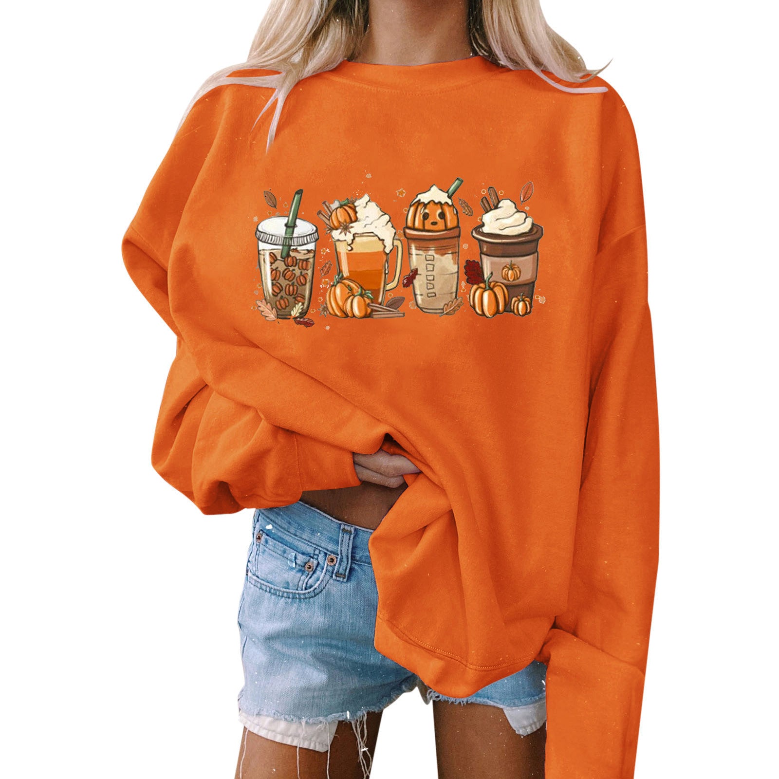 Loose Fit Halloween Hoodie – Casual Style
