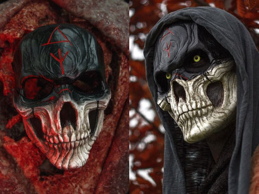 Halloween Horror Skull Mask – Bloody Warrior Design