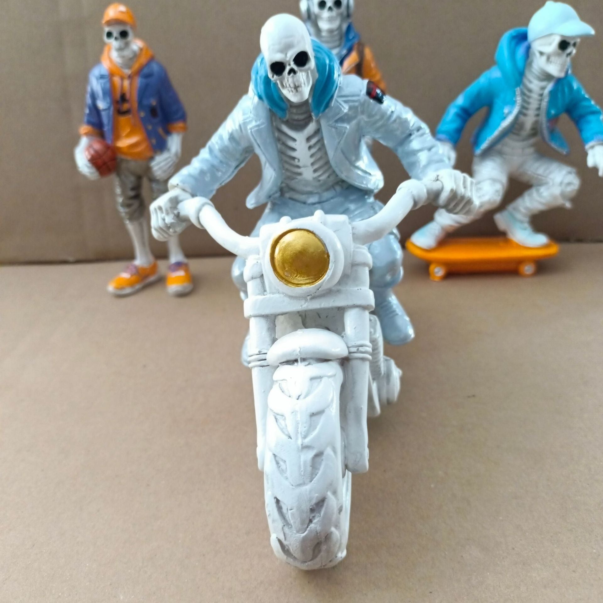 Halloween Skeleton Doll Resin Ornaments Decorative Crafts