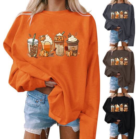 Loose Fit Halloween Hoodie – Casual Style
